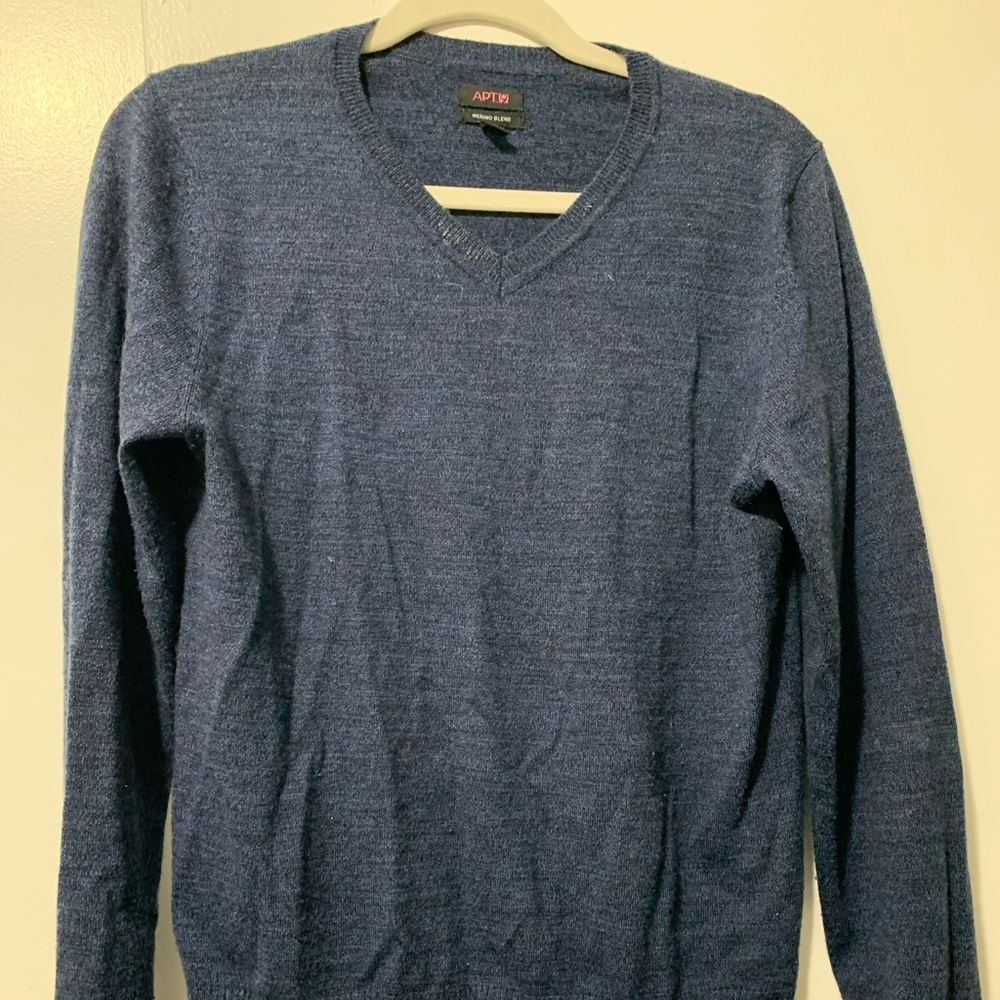 APT. 9, size S, blue sweater